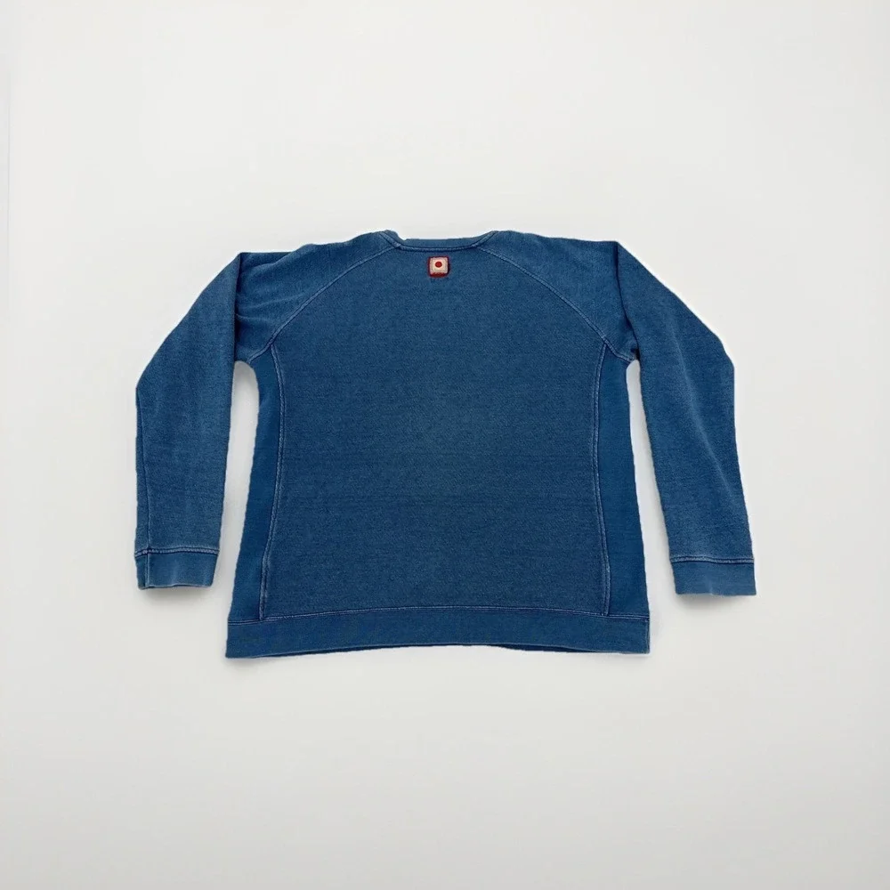 Visvim Indigo Artisan Crewneck Sweatshirt Natural Dye Japan Pullover Size 4 - Picture 8 of 16